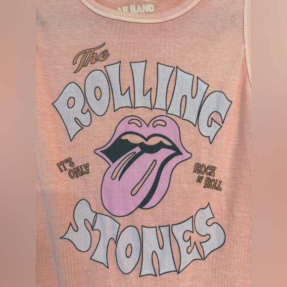 NWOT AE Rolling Stones Graphic Tank Top - Picture 2 of 3